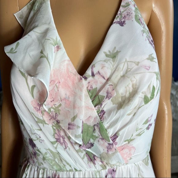 Jenny Yoo Blush Gardens Formal Bridesmaid Prom Dress - Picture 6 of 11